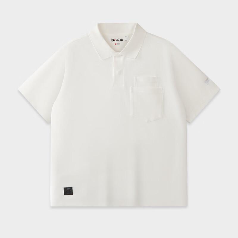 FILA FUSION Men s Knit Short Sleeve Polo Shirt L