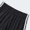 Adidas Originals SS24 Short Shorts Series Striped Comfortable Elastic Sports Shorts Women Shorts Black KA3924