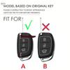 3 Buttons Silicone Car Key Case Cover Bag For Hyundai Ix35 Ix45 Ix25 I10 I20 I30 Hb20 Sonata Verna Solaris Santa Elantra Mistra