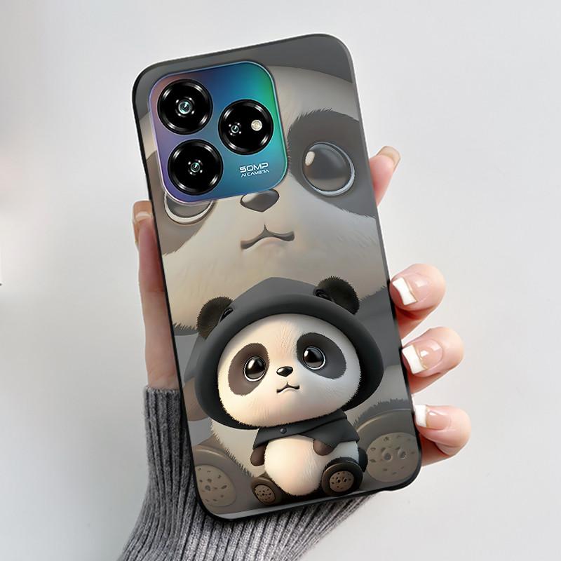 For ZTE Axon 60 Lite / Blade V60 Vita / Nubia V60 Design Case Cute Love Heart Rabbit Casing Black Soft Silicone Protective Cover