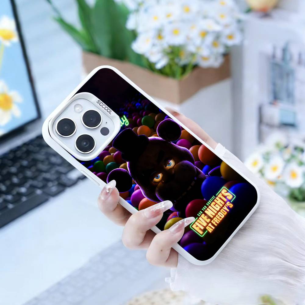 Five Nights at Freddy's  Phone Case For iPhone 16,15,14,13,12,17,Pro,MAX white Matte Shockproof Cover