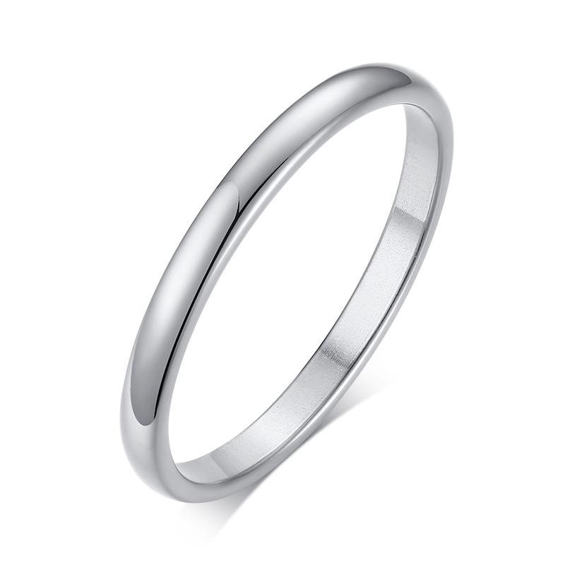 Chic Twisted Rope Slim Ring for Women, Stainless Steel Metal Wedding Rings Finger Band, New Elegant Simple Vintage Party Jewelry