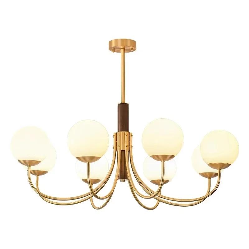 Modern living room, restaurant, American style chandelier, simple and fashionable home designer, French style chandelier