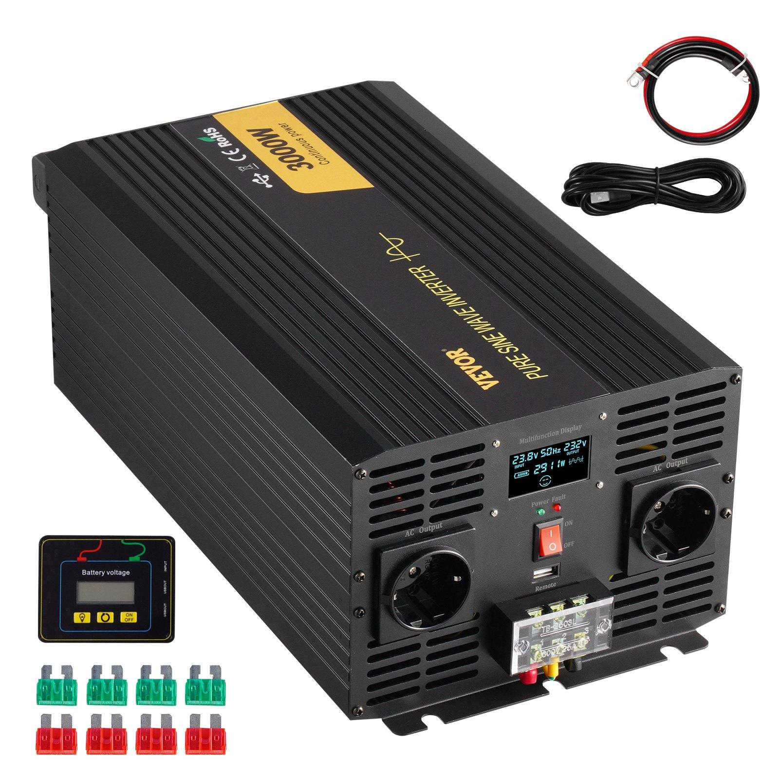 VEVOR Pure Sine Wave Inverter, 3000