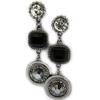 NOA [G8297] - Gray 'Sissi' Designer Earrings