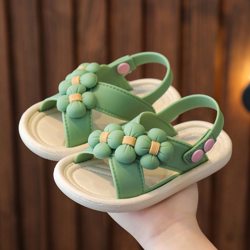 Fashion Children's Sandals Summer Girl Princess Non-slip Soft Bottom Outer Breathable Beach Sandals for Children