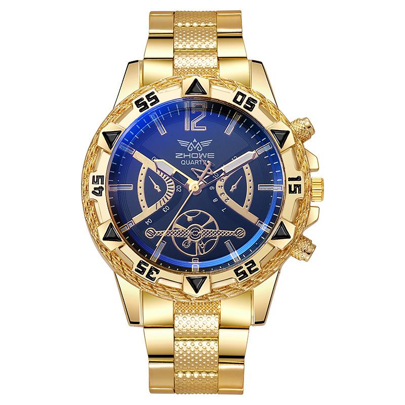Fashion Men S Business Simple Large Dial Alloy Strap Men S Watch Middle East Quartz Watch