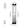 304 Stainless Steel Thickened Pool Ladder Steps With Non-slip Rubber Pads