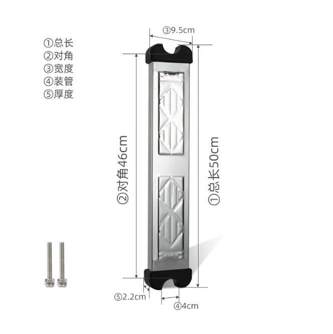 304 Stainless Steel Thickened Pool Ladder Steps With Non-slip Rubber Pads