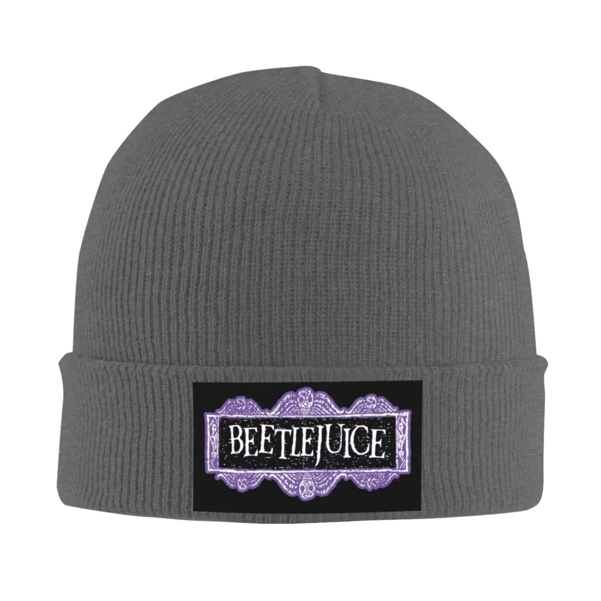 

Beetlejuice Horror Movie () Warm Knitted Cap Fashion Bonnet Hat Autumn Winter Outdoor Beanies Hats for Unisex Women Adult One Size