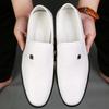 2024 New Men Loafers Leather Shoes Summer Hollow Breathable Oxfords Man Casual Shoes Slip On Formal Dress Shoes for Sneaker