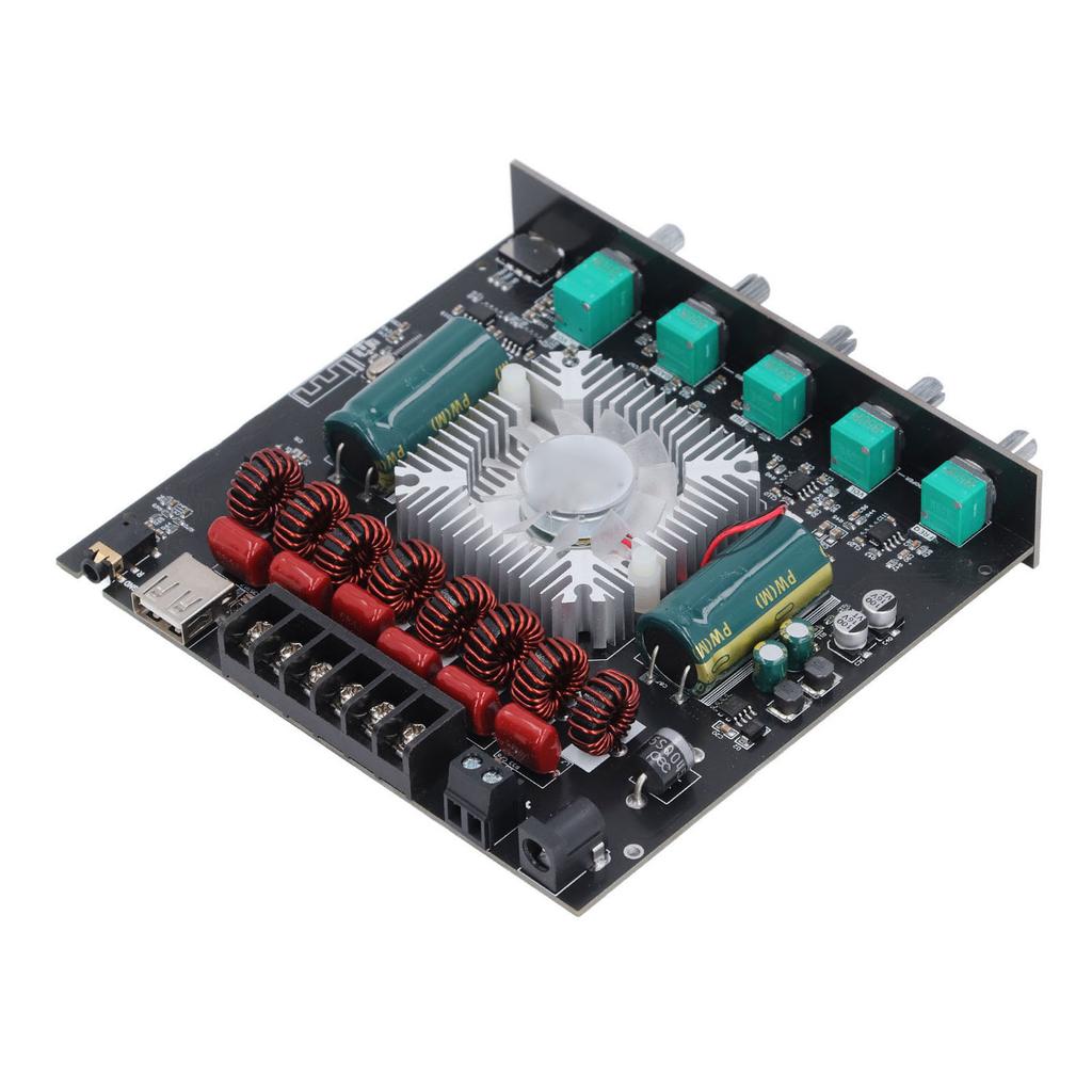 ZK AS21 Bluetooth Amplifier Board Dual Channel TPA3255 Chip 220Wx2 Plus 350W Sound Power Amplifier Module 16‑38V