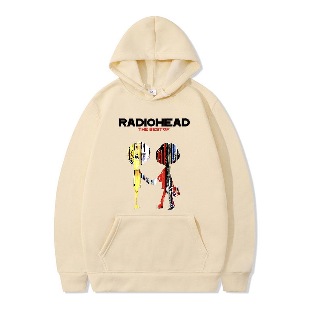 Новые толстовки Radiohead с принтом в стиле панк-рок-группы уличная одежда унисекс женские винтажные модные толстовки большого размера пуловеры с капюшоном спортивный костюм 2XL 4873₽