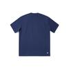 Li Ning X Phil Hackett Collaboration Skateboard Series Letter Print Loose Round Neck Casual Short Sleeve T-Shirt Unisex Tops Deep-Navy AHSU215-4