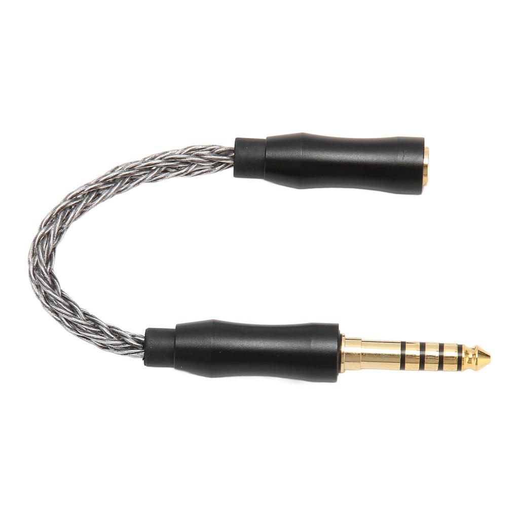 2.5mm Female to 4.4mm Male Sound Cable Single Crystal Copper Headphone Adapter Cable for Phones Speakers 14cm   5.5in