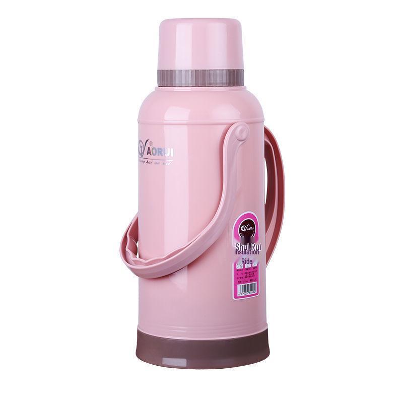

Large Insulated Glass Thermos Bottle for Home and Dorm Complete Set: Shell, Liner, Plug