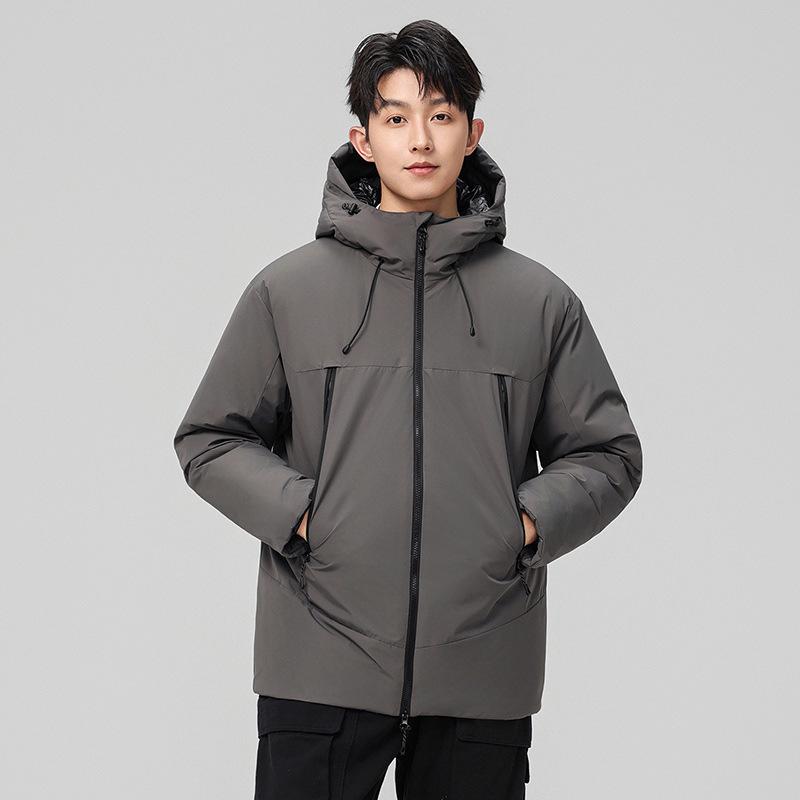 Men's Outdoor Windproof Waterproof Down Shell Jacket for Mountaineering