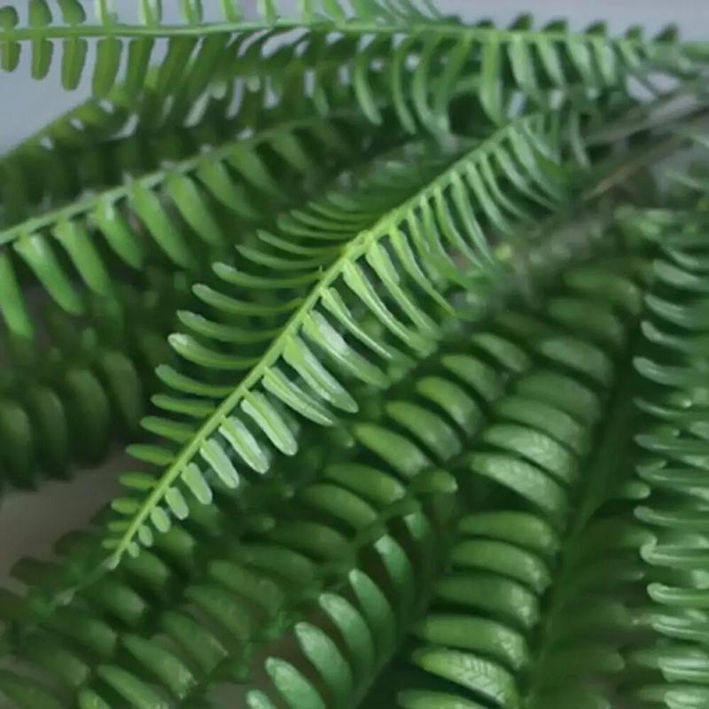Yapay Boston Fern Yaprağı Ev Yapay Bitkiler Çiçekler Noel Süslemeleri