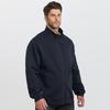 Debenzer Men's Plus Size Casual Knit Stand-Collar Jacket