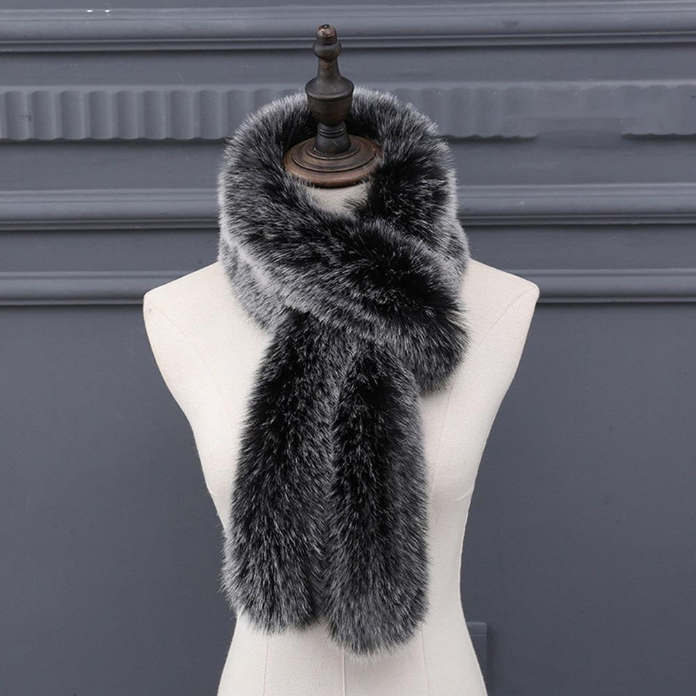 Warm Women's Collar Scarf Faux Fur Fur Collar Scarf Wrap Korean Neck Warmers