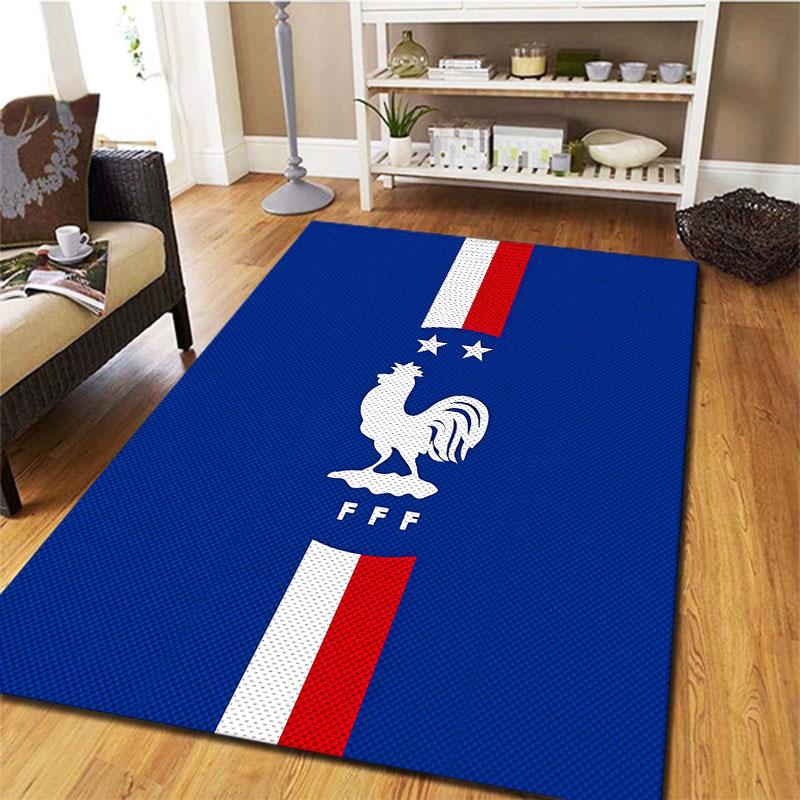 France National Football Team Carpet Rug for Living Room Bedroom Home Sofa Decoration,Kids Play Non-slip Floor Mat