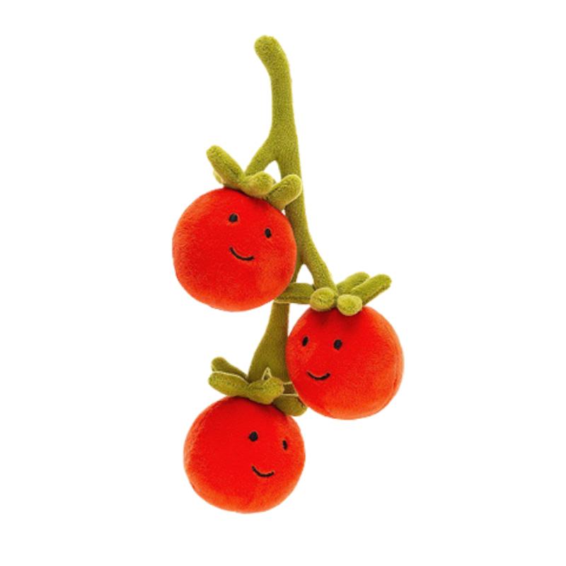 JELLYCAT Gourmet Series Lively Vegetable Tomato Soothing Doll Plush Figure 8cm Tall