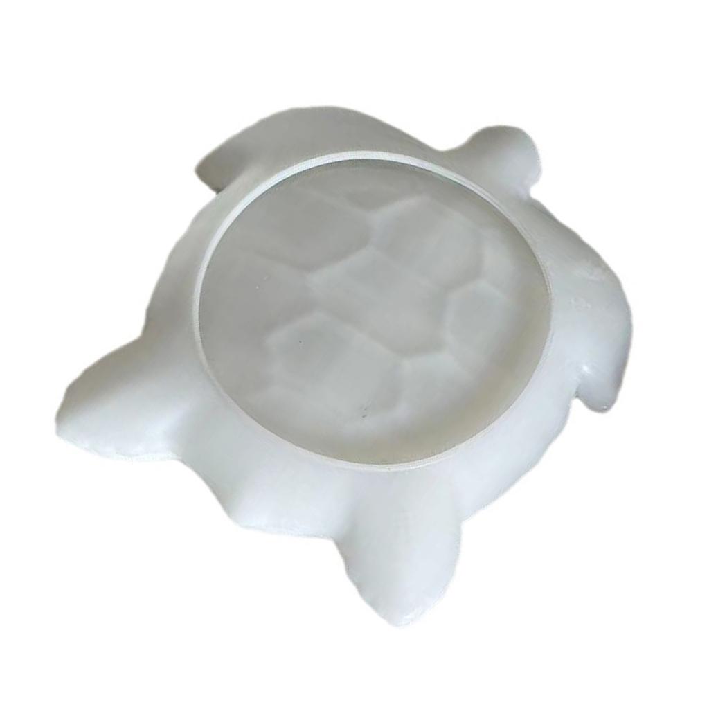 Forma silikonowa pojemnika w kształcie żółwia Delikatnie zaprojektowana forma silikonowa taca żółwia Wytrzymała forma na podstawki pod kubki dla rzemieślników