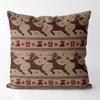 Christmas Cushion Cover Merry Christmas Decorations For Home Xmas Elk Noel Cristmas Ornaments New Year Gifts