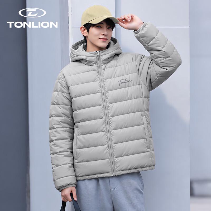 TonLion Men's Heavyweight Hooded Padded Winter Jacket