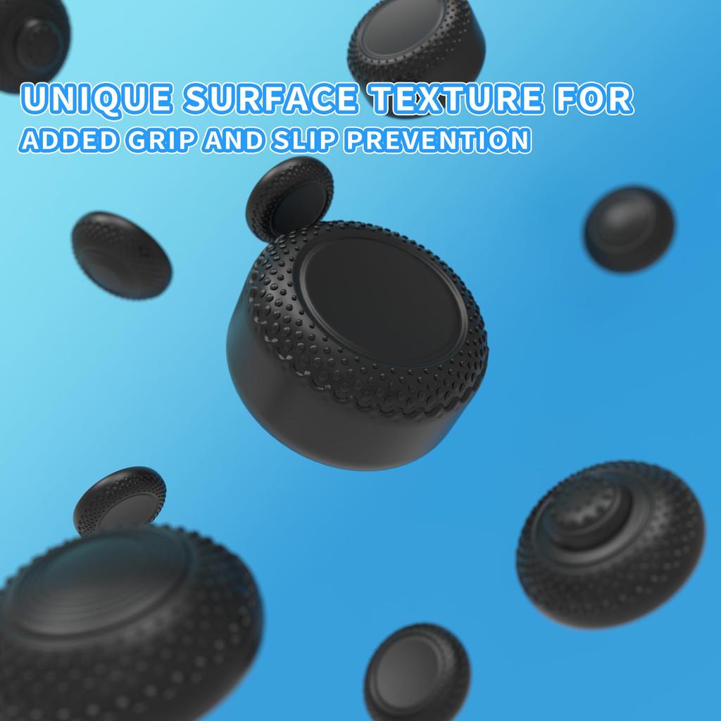 PlayVital Set of Thumb Grip Caps for the 2025 New Switch 2 Stick Covers for Improved Aiming Accuracy on Switch 2 8-Piece – Professional, Durable,