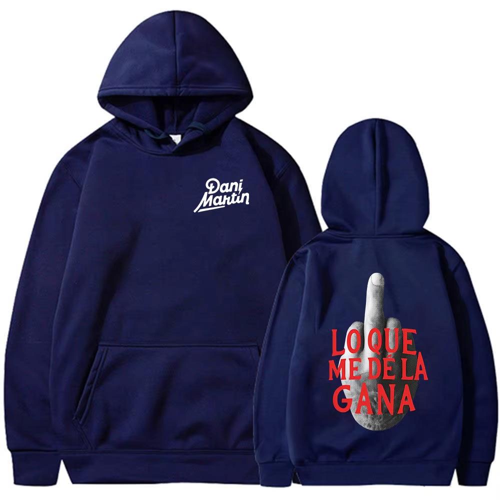 Dani Martin Lo Que Me De La Gana Album Hoodie Men's Women Clothing Fashion Oversized Hooded Sweatshirts Casual