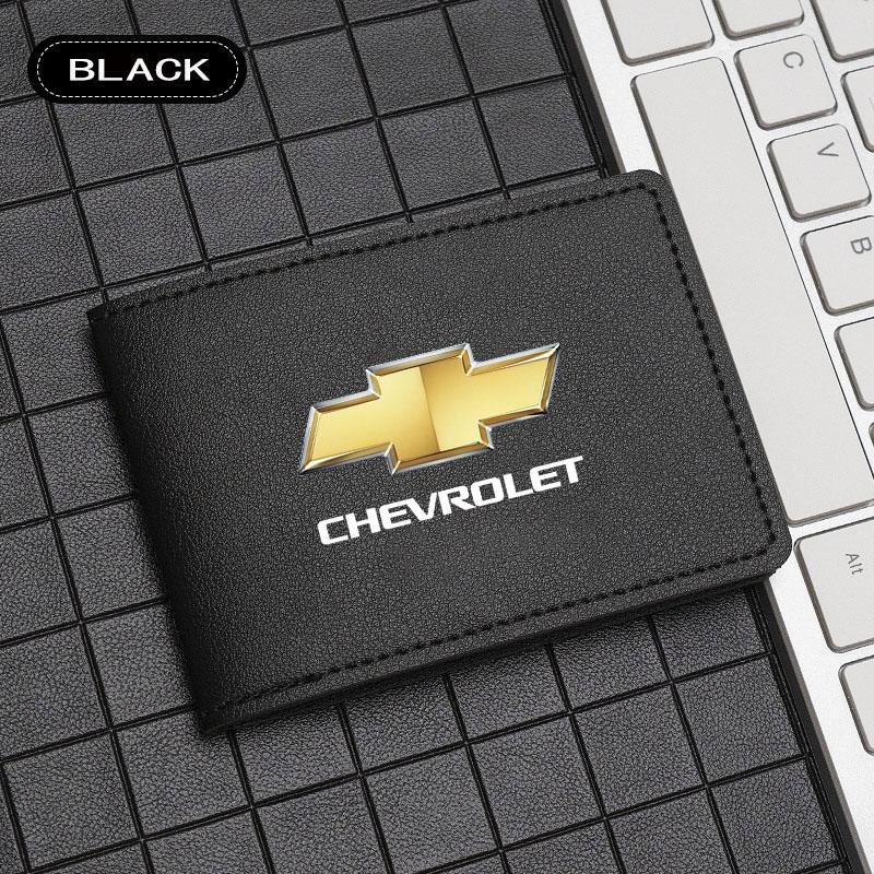 Auto Führerschein Geldbörse Halter Visitenkartenetui Portemonnaie Für Chevrolet Cruze Spark Captiva Suburban Camaro Malibu Silverado