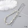 Pearl Bow Mobile Phone Strap Elegant and Durable Accessory