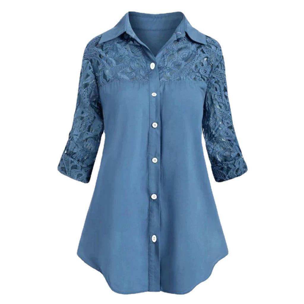

Свободная женская одежда, кружевная сплайсированная женская рубашка большого размера 5XL