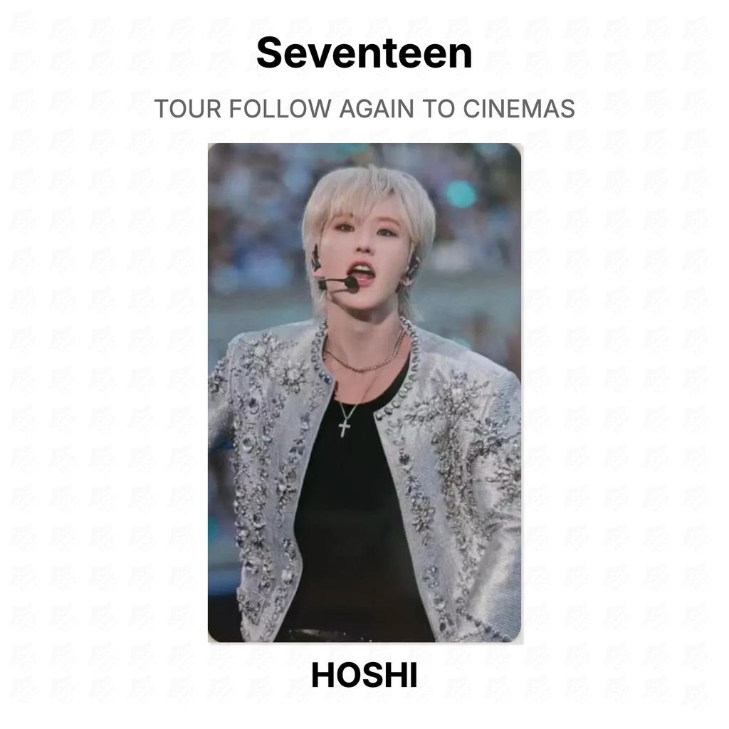 Seventeen TOUR FOLLOW AGAIN TO CINEMAS Official Photocard