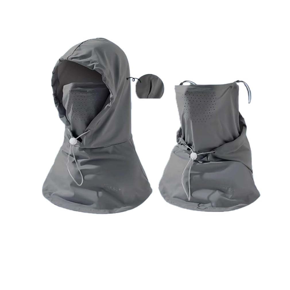 

Balaclava Inner Summer Face UV Protection Sun Protection Face Sun UV Ski Unisex Number Dark [YERAN] Cap, Use, Cooling, 2-Way Mask, UPF50+, Cover, Hat,
