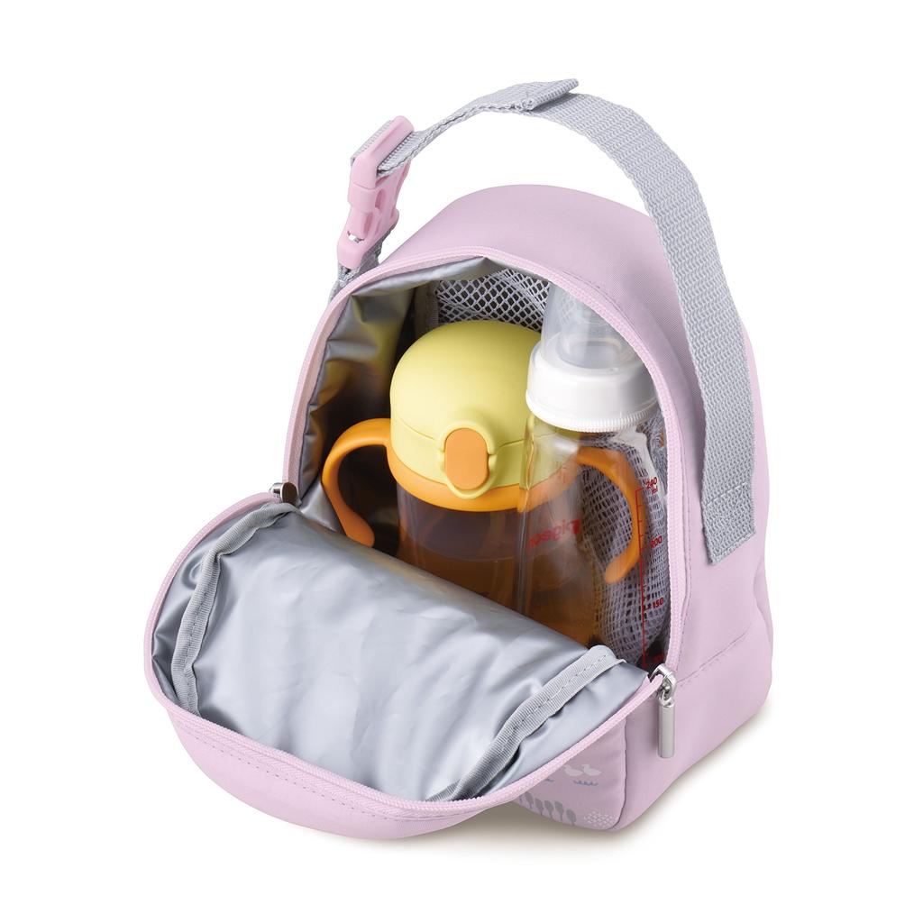 Thermos Mug Pouch, Insulated Travel Pouch, REL-001, Pink