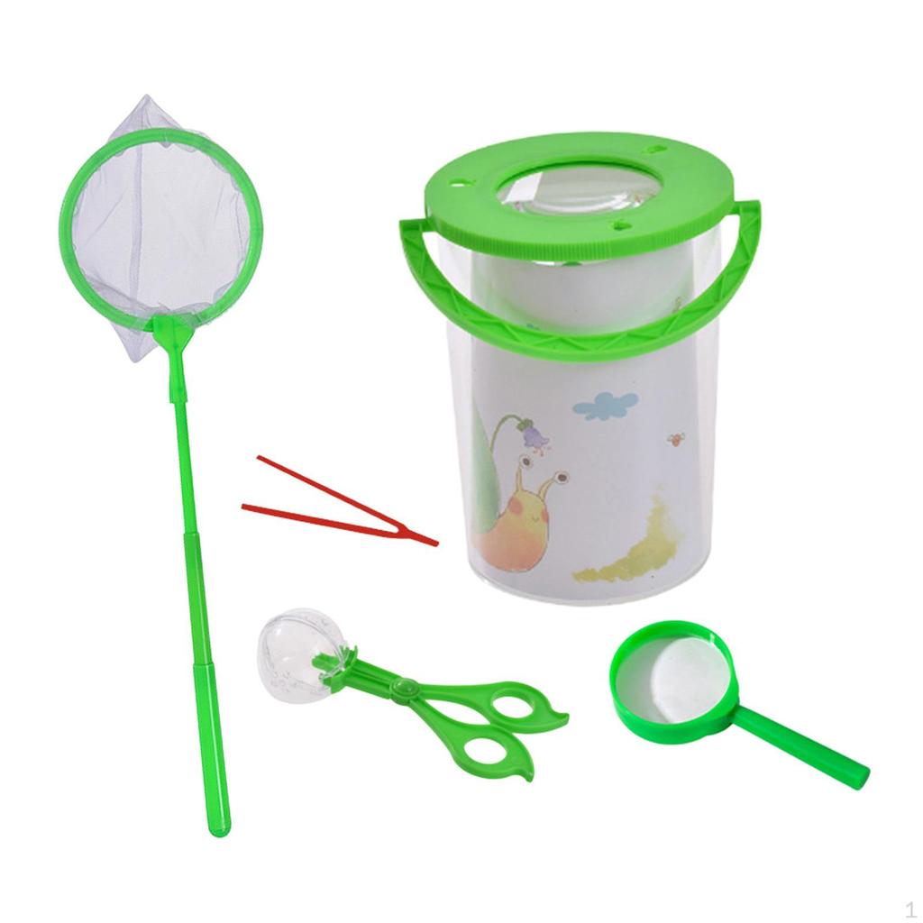 Insect Magnifier Container Critter Cage Bug Jar for Outdoor Camping