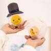 Boiled Egg Plush Toy - Humorous Simulation Egg Figurine, Fried Egg Doctor, Ornament, Graduation Gift for Boys