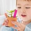 100Pcs 5*1cm Waterproof Plastic Plant Tags Garden Plant Labels Nursery Markers Flower Pots Seedling Labels Tray Garden Tools