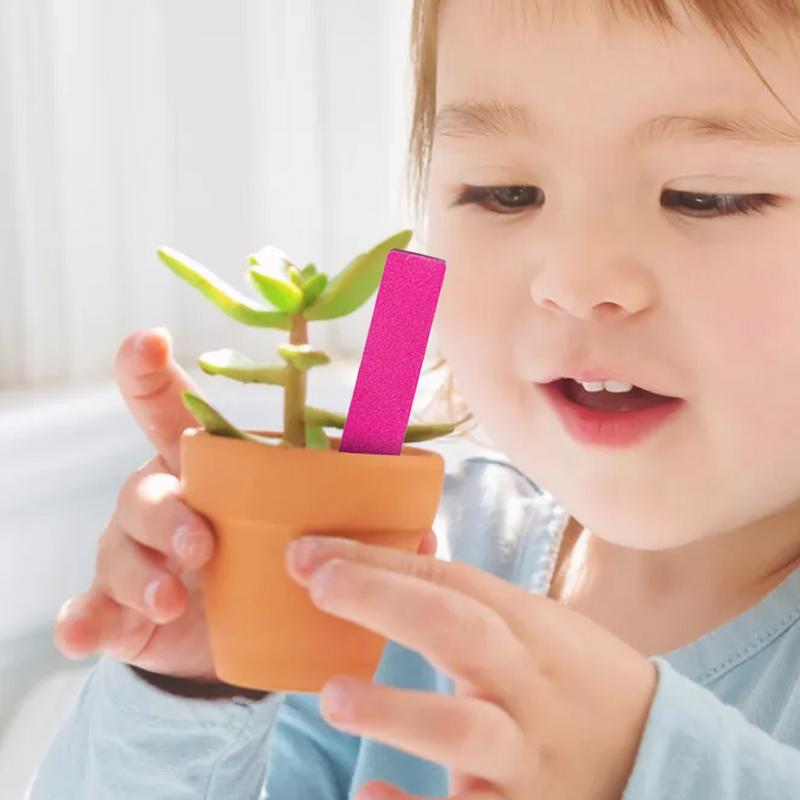 100Pcs 5*1cm Waterproof Plastic Plant Tags Garden Plant Labels Nursery Markers Flower Pots Seedling Labels Tray Garden Tools