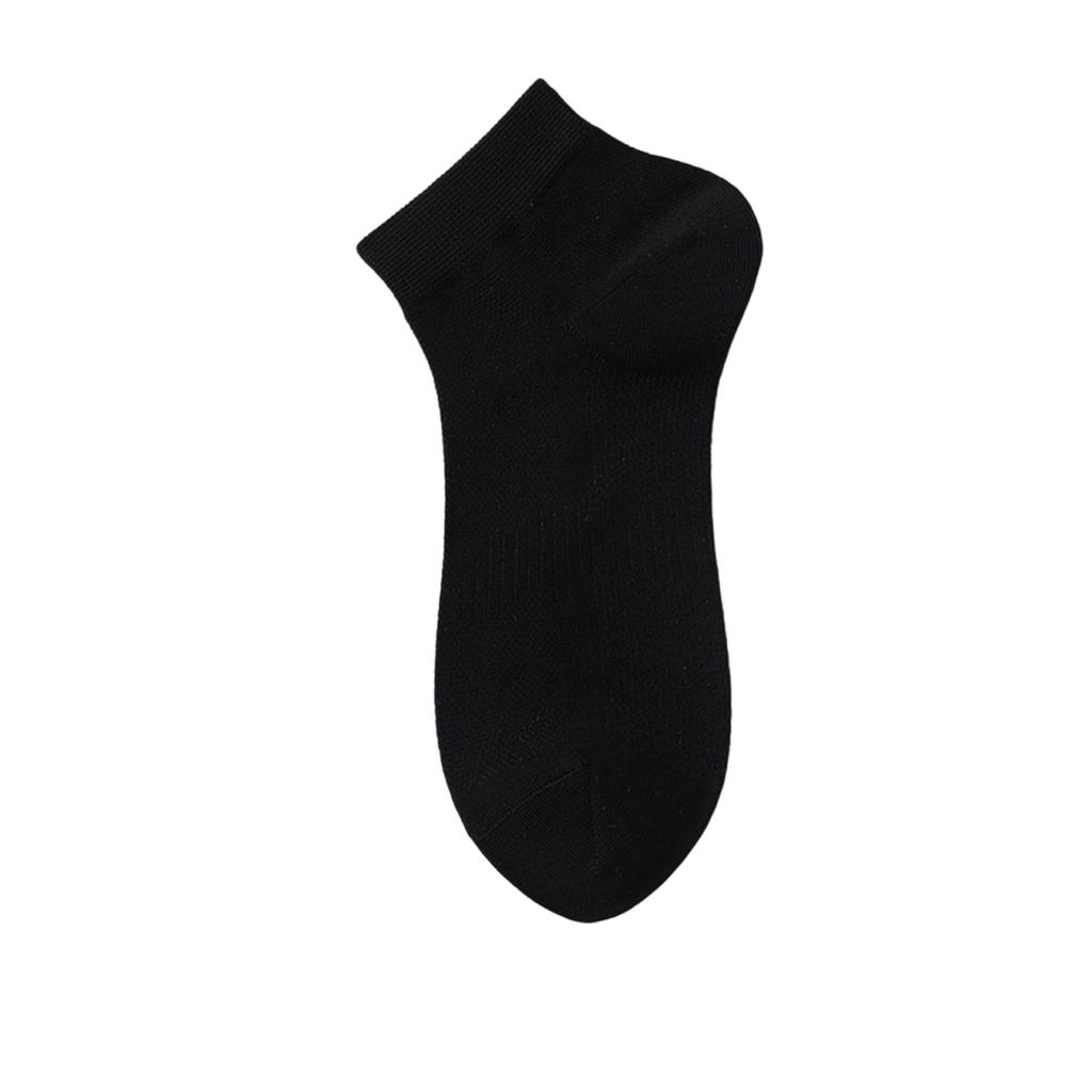 Mens Seamless Mesh Breathable Lightweight Moisture Wicking Odor Resistant Low Cut Athletic Ankle Socks for Sports Daily Wear