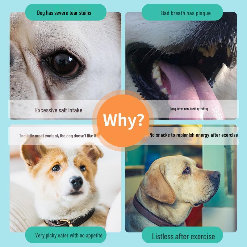 Dog Snacks: Pure Meat Chicken & Duck Jerky Strips for Golden Retrievers, 100g