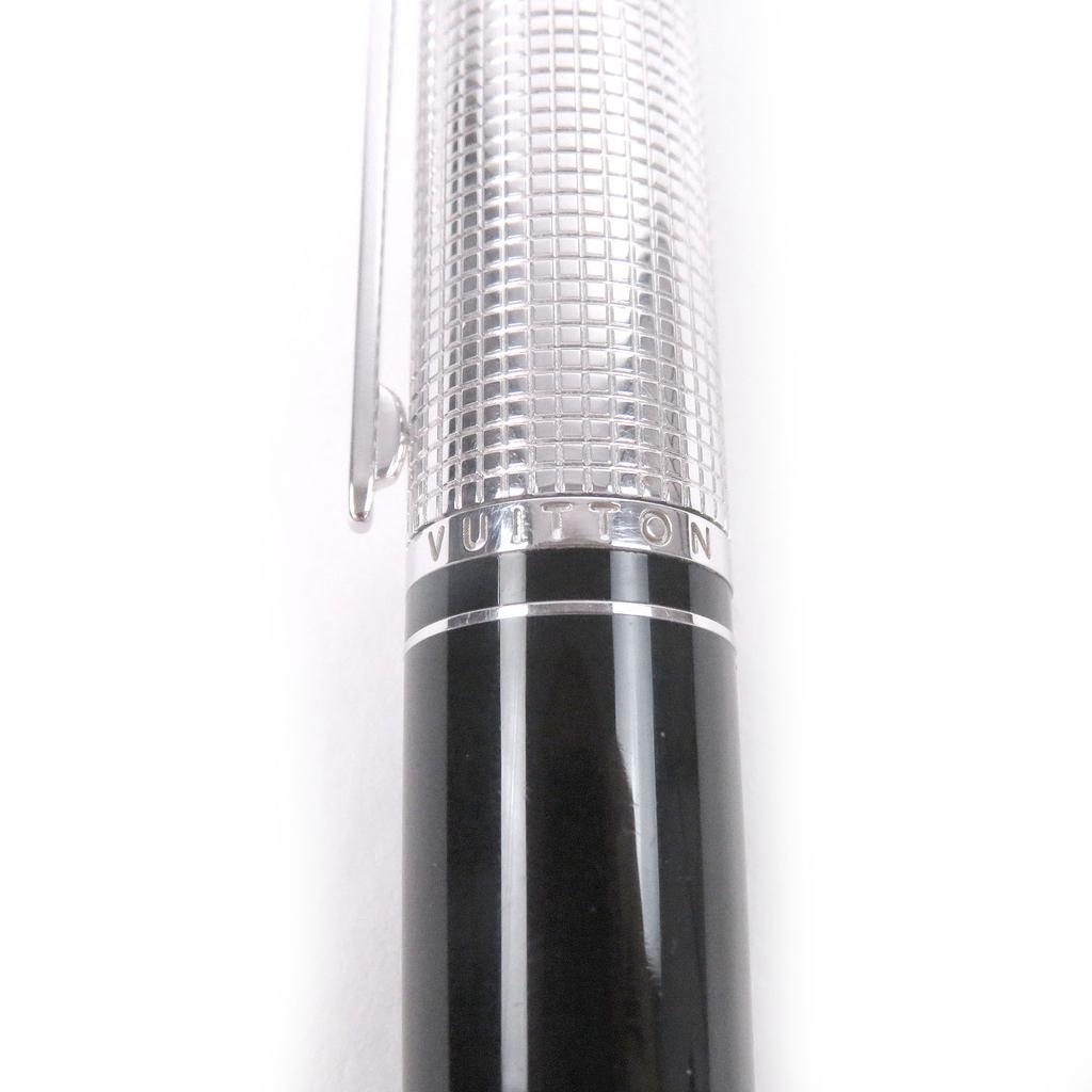 Great LOUIS VUITTON Ballpoint pen Dog Tracker Twist type Silver Used