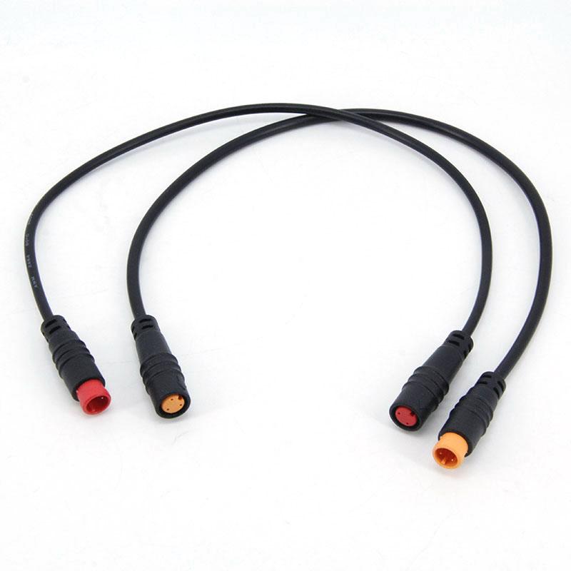 0.3m 0.5m 8mm M8 2 3 5 Pin Sensor Male Female To Male Female Ebike Connector Cable Butt Joint Electric Bicycle Waterproof Wire