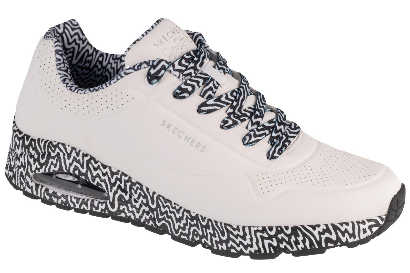 Skechers Uno - Stark Mini Drip, Baskets blanches pour hommes 45 blanc