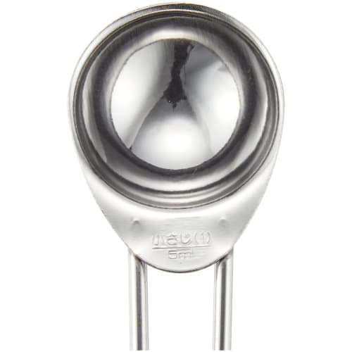 Pearl Metal Easy Wash Stainless Steel Compact Measuring Spoons, Set of 4, C-8673