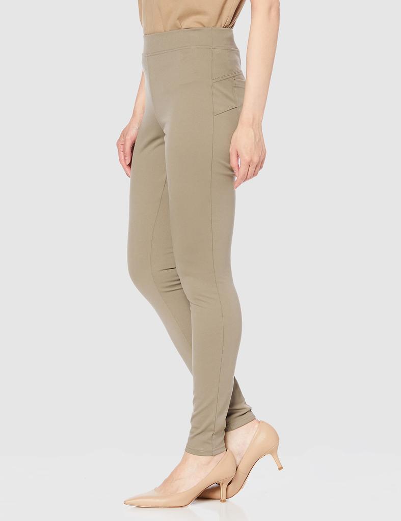 Gunze TZT693 Tuche Skinny Light Tech Stretch Compression Sand Beige Women's Leggings,