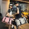 Men's and Women's Lightweight Travel Bags Large Capacity Pockets Hand Luggage Bag Dry and Wet Separation Training with Shoe Compartment Fitness Bag
