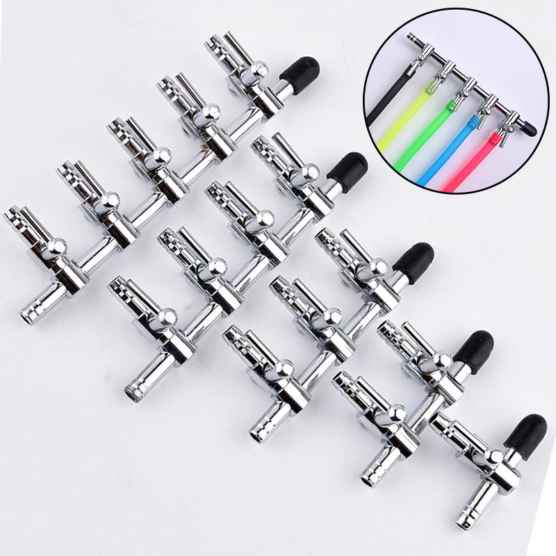 Aquarium Air Splitter Valve Stainless Steel Fish Tank Air Flow Control Switch Valve 1~5 Ways Distributor Oxygen Pump Accessories